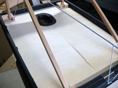 Massage Table with crack in less than 5.2 mm plywood